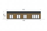 Casa de madera ROBERTA (44 mm + revestimiento), 96 m² specification 3