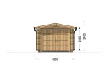 Garaje de madera CLASSIC (34 mm), 3.2x5.2, 16 m² specification 2