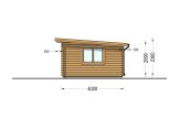 Caseta de jardín de madera DREUX con tejado plano (44 mm), 5x4 m, 20 m² specification 5