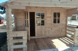 Caseta de madera para jardín SHANON (66 mm), 16 m² + 7 m² porche customer 1
