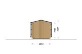 Sauna de exterior SERENE (34 mm + revestimiento), 4.5x2.5 m, 5 m² specification 3
