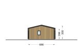 Casa de madera para vivir NICOLE (Aislada, 44 mm + revestimiento), 68 m² specification 3