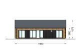 Casa de madera para vivir ADALINE (Aislada, 34 mm + revestimiento), 50 m² specification 2