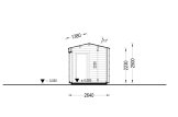 Sauna de exterior SERENE (34 mm + revestimiento), 5.3x2.5 m, 5 m² specification 6