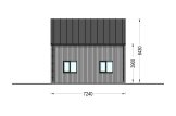 Casa de madera para vivir ALINA RV (Aislada PLUS, 44 mm + revestimiento), 46 m² specification 6