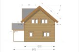 Casa de madera VERA S (44 mm + revestimiento), 126 m² specification 6