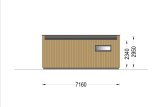 Oficina prefabricada de madera PREMIUM S (Aislada, peneles SIP) 7x5 m, 35 m² specification 4