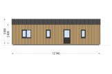 Casa de madera para vivir NICOLE RV (Aislada PLUS, 44 mm + revestimiento), 67 m² specification 4