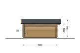 Caseta de jardín de madera LILLE (34 mm), 5x5 m, 25 m² specification 3