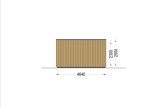Casa de madera PREMIUM (Aislada PLUS, 34 mm + revestimiento), 6.5x4.5 m, 30 m² specification 3