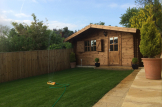 Caseta de madera NINA (44 mm), 6x6 m, 36 m² customer 2