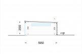 Garaje de madera de techo plano SILVIA F (34 mm + revestimiento), 4x6 m, 24 m² specification 6