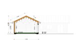Casa de madera para vivir PAULA RV (Aislada PLUS, 44 mm + revestimiento), 118 m² specification 6