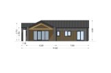 Casa prefabricada para vivir TESSA PV (Aislada PLUS, 44 mm + revestimiento), 130 m² specification 3
