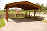 Cochera de madera double BETSY DUO, 6x6 m, 36 m² customer 1