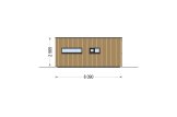 Casa de madera prefabricada LUCIA 1 (44 mm + revestimiento), 40 m² specification 5