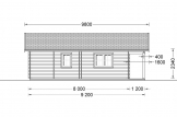Casa de madera RIVIERA (66 mm), 120 m² specification 5