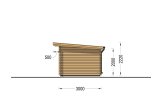 Caseta de jardín de madera MALTA (34 mm), 3x3 m, 9 m² specification 5
