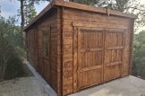 Garaje de madera de techo plano MODERN (34 mm), 3.6x5.4 m, 20 m² customer 1