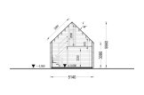 Casa de madera ALINA (34 mm + revestimiento), 46 m² specification 7