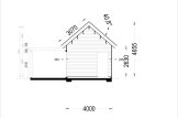 Casa de madera ADALINE S (44 mm), 45 m² specification 6