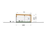 Casa prefabricada para vivir BELLA 3 PV (Aislada PLUS, 44 mm + revestimiento), 75 m² specification 6