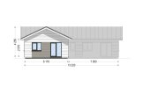 Casa prefabricada para vivir PAULA PV (Aislada PLUS, 44 mm + revestimiento), 118 m² specification 3