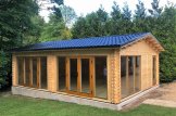 Casa de madera para jardín MARINA (Aislada, 44+44 mm), 8x6 m, 48 m² customer 3