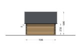 Casa de madera KARINA (34 mm + revestimiento), 46 m² specification 4