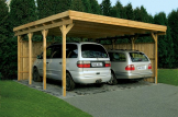 Cochera de madera double MODERN DOUBLE, 6x6 m, 36 m² customer 1