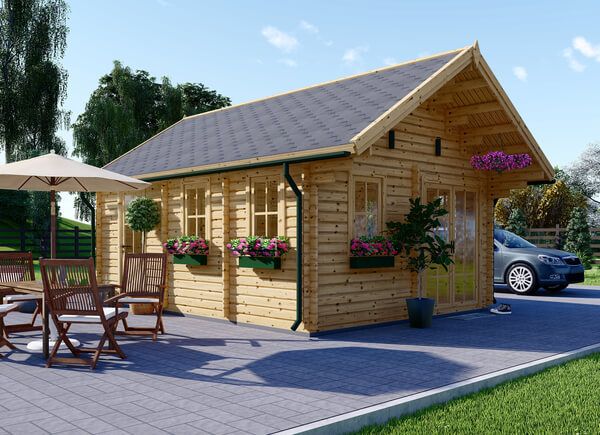 Casa de madera SCOOT (44 mm), 27 m² + 9 m² altillo avp.ui.product_images.thumbnail 1