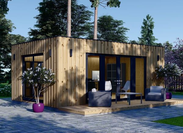 Oficina prefabricada para jardín PREMIUM (Aislada, paneles SIP), 7x4 m, 28 m² avp.ui.product_images.thumbnail 1