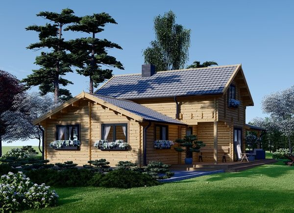Casas de madera para vivir todo el año de 20 a 120 m²