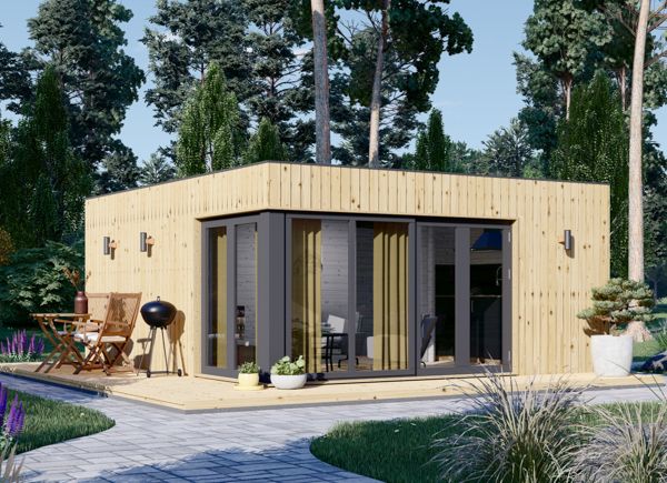 Casa de madera PREMIUM (34 mm + revestimiento), 6x5 m, 30 m² avp.ui.product_images.thumbnail 1