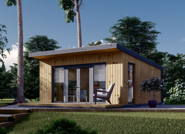 Caseta de jardín de madera EVELIN (34 mm + revestimiento), 5x5 m, 25 m² avp.ui.product_images.thumbnail 1