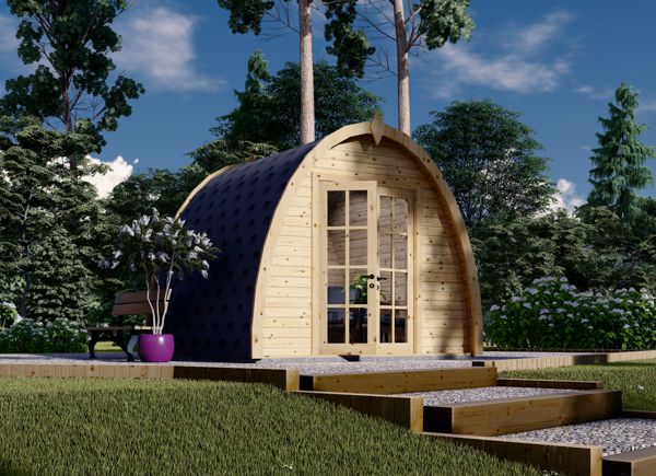 Caseta de jardín de madera BRETA (28 mm), 3x3 m, 9 m² avp.ui.product_images.thumbnail 1