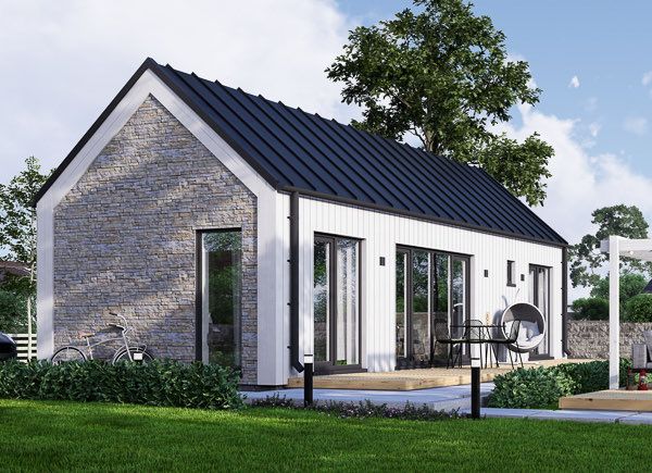 Casa prefabricada para vivir ADALINE PV (Aislada PLUS, 44 mm + revestimiento), 42 m² avp.ui.product_images.thumbnail 1