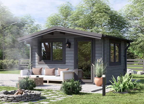 Caseta de jardín de madera DREUX (44 mm), 4x3 m, 12 m² avp.ui.product_images.thumbnail 1