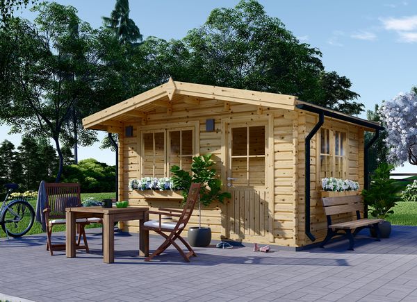cuánto se tarda en montar una cabaña de madera o caseta de madera?
