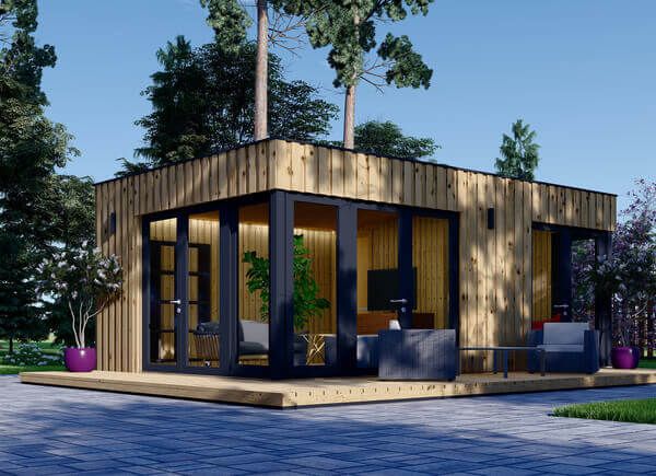 Casa de jardín PREMIUM (Aislada, paneles SIP), 7.5x4 m, 30 m² avp.ui.product_images.thumbnail 1