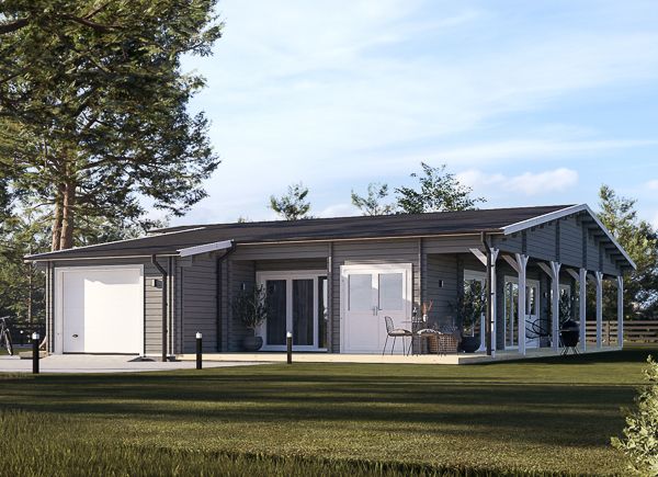Casa de madera RIVIERA S (44+44 mm), 130 m² avp.ui.product_images.thumbnail 1