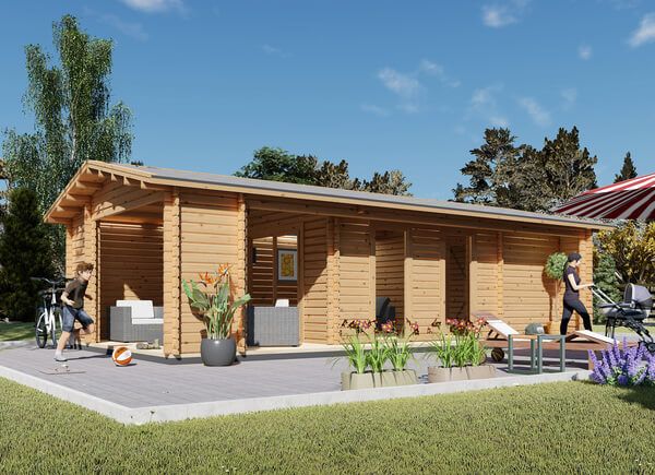 Caseta de madera ANNA (44 mm), 37 m² avp.ui.product_images.thumbnail 1