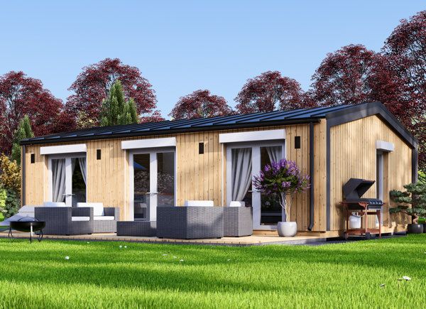 Casa de madera para vivir ANGELA S (Aislada, 44 mm + revestimiento), 43 m² avp.ui.product_images.thumbnail 1