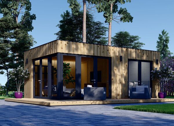 Casa de jardín PREMIUM (Aislada, paneles SIP), 6.5x4.5 m, 30 m² avp.ui.product_images.thumbnail 1