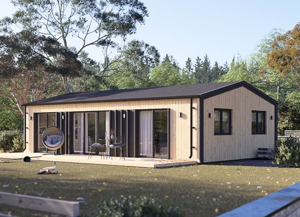 Casa de madera SELENE (44 mm + revestimiento), 54 m² avp.ui.product_images.thumbnail 1
