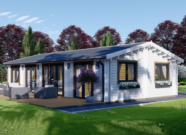 Casa de madera para vivir AGNES S (Aislada, 44+44 mm), 75 m² avp.ui.product_images.thumbnail 1