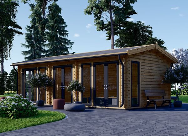 Casa de madera para jardín MARION (44 mm), 7.5x4 m, 30 m² avp.ui.product_images.thumbnail 1