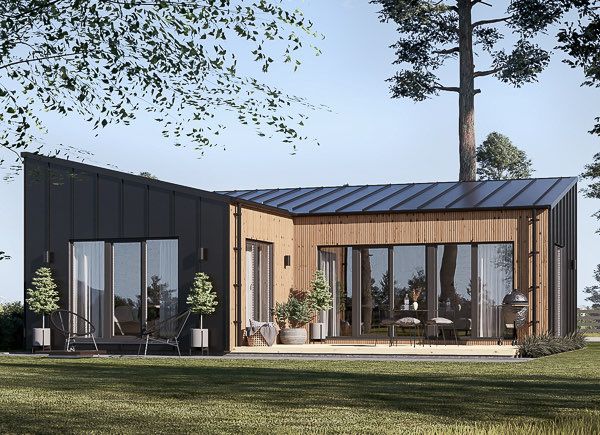 Casa prefabricada para vivir GINNY PV (Aislada PLUS, 44 mm + revestimiento), 49 m² avp.ui.product_images.thumbnail 1