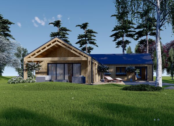 Casas de madera para vivir todo el a o de 20 a 120 m