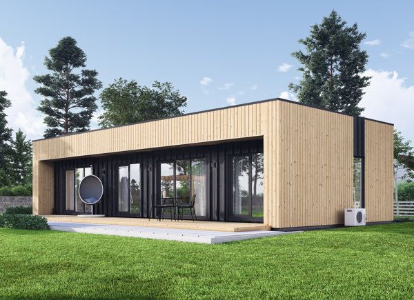 Casa de madera para vivir KAYA 3 RV (Aislada PLUS, 44 mm + revestimiento), 70 m² avp.ui.product_images.thumbnail 1